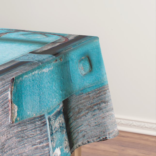 Nappe Bleu Bois Grange Porte Bottes Pays Rusti (In Situ)