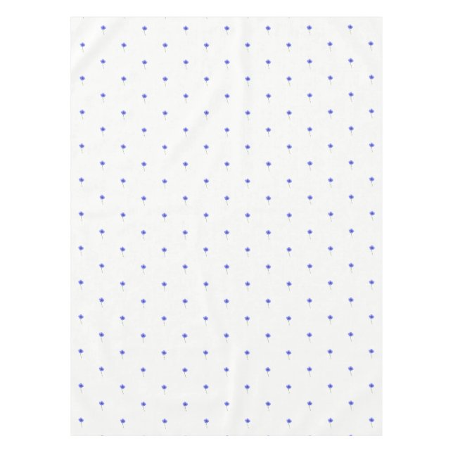 Nappe bleu de bleuet (Devant)