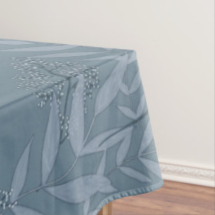 Nappe Bleu Dusty Mariage Botanique Vintage