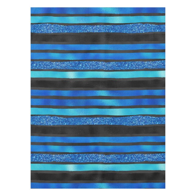 Nappe Bleu Et Noir Gratté (Devant)