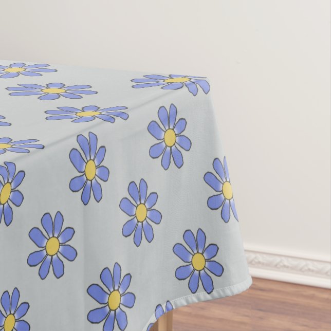 Nappe Bleu floral sur toute couleur (In Situ)