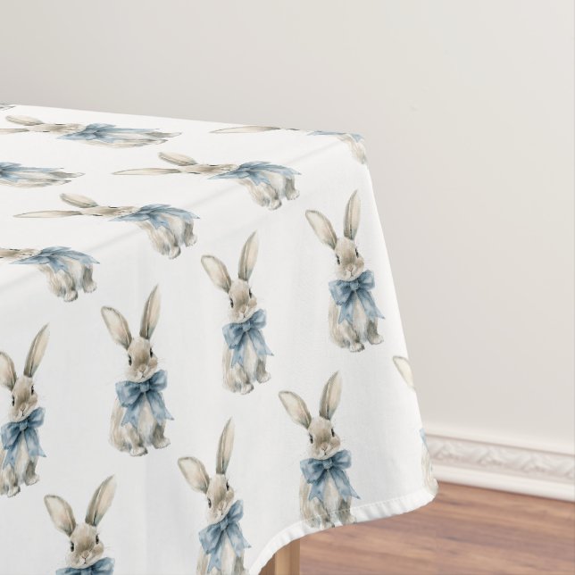 Nappe Bleu lapin Pâques (In Situ)