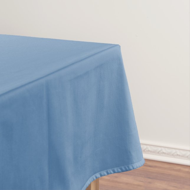 Nappe Bleu Lichen couleur solide Impression, Bleu clair  (In Situ)