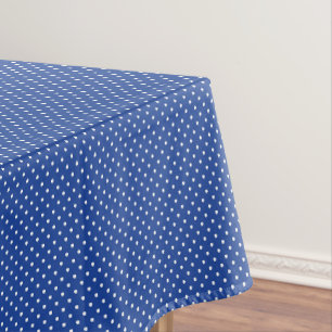 Nappe Bleu Royal et Points Blancs