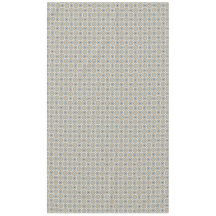 Bleu, Tan, Blanc & Cercles Brown Carré Motif