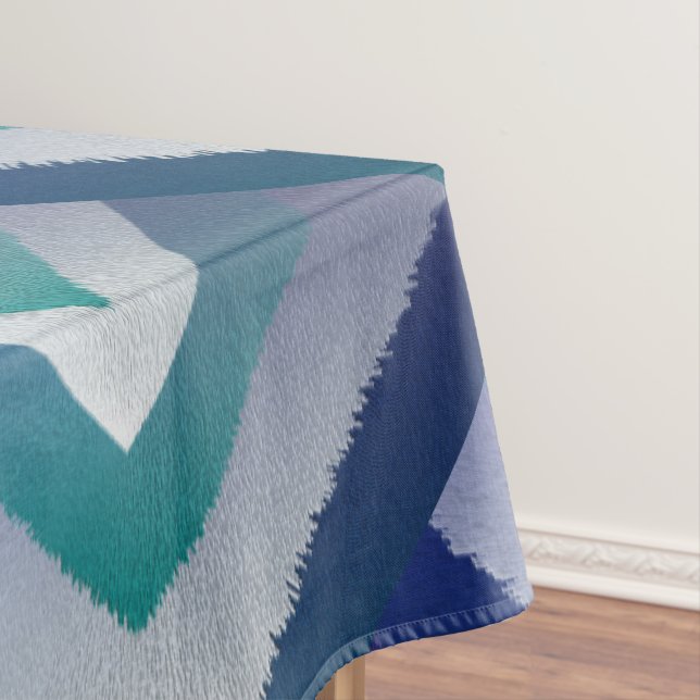 Nappe bleu turquoise gris ex pastel (In Situ)