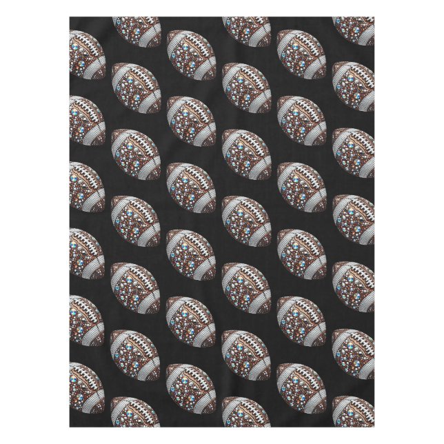 Nappe Bling Football Party Big Game Bowl Jeu (Devant)