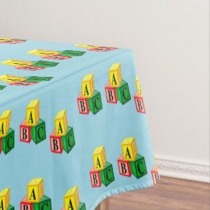 Nappe bloc alphabétique abc