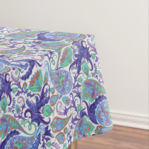 Nappe Blue Floral Paisley