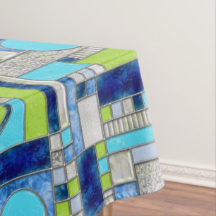 Nappe Blue Green Art Deco