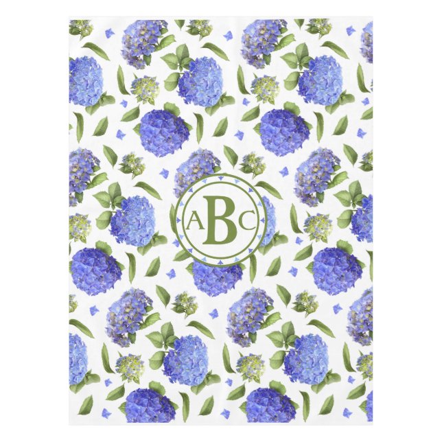 Nappe Blue Hydrangeas (Devant)