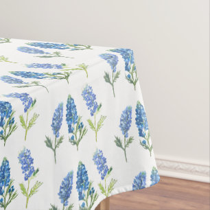 Nappe Bluebonnets Fleurs Bleues Texas Texan Floral