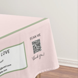 Nappe Blush Green Show Craft 52 x 70 Code QR