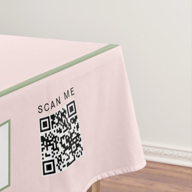 Nappe Blush Sage Show de Craft 60 x 84 Code QR (In Situ)