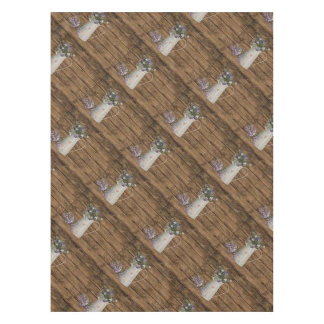 Nappe bois rustique de grange de lavande primitive de (Devant)