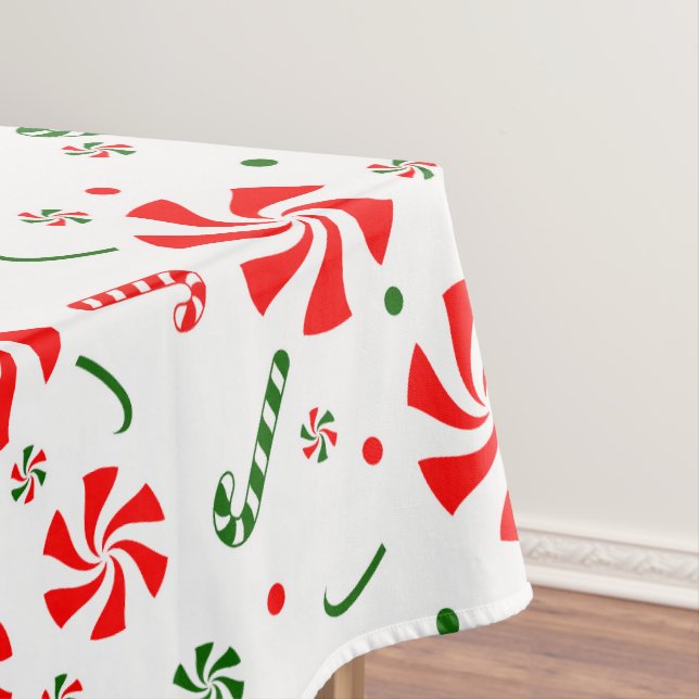 Nappe Bonbons à la menthe de Noël (In Situ)