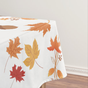 Nappe Bonjour Automne Feuilles de Motif sans couture