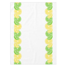Bordure de tranche de citron et de citron vert de 