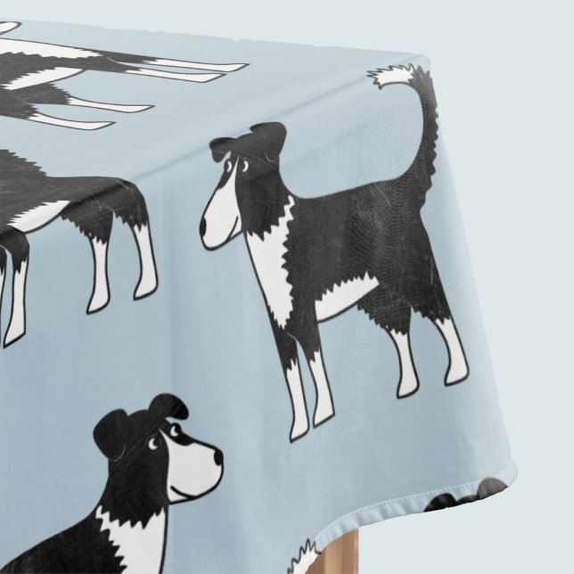 Nappe Bordure mignonne galloise Collie Cheep Chien Motif (Créateur téléchargé)