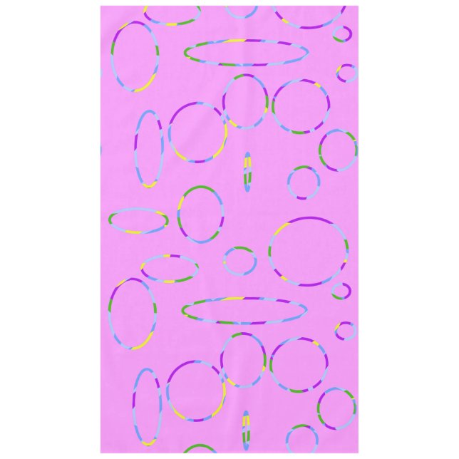 Nappe Boucles en rose (Devant)