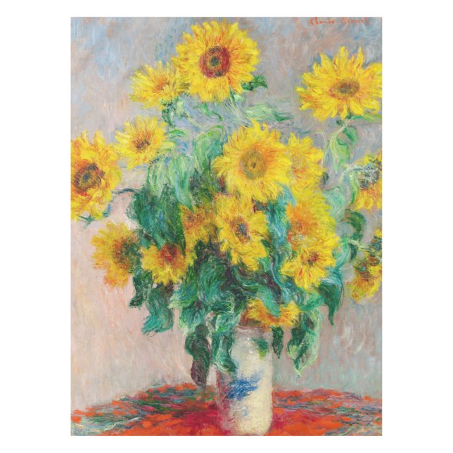 Nappe Bouquet de tournesols Claude Monet (Devant)