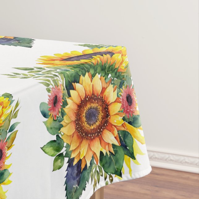 Nappe Bouquet de tournesols - Décor maison de campagne f (In Situ)