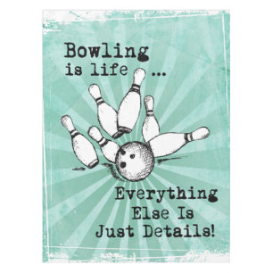 Nappe Bowling Lover cadeau, Drôle Joueur de Bowling cade