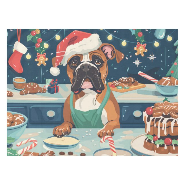 Nappe Boxer Gîtes : Noël festif (Devant (Horizontal))