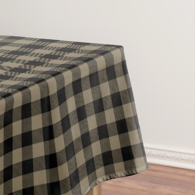 Nappe Buffalo Brown noir moderne (In Situ)