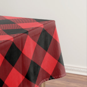 Nappe Buffalo Plaid Red Black Check
