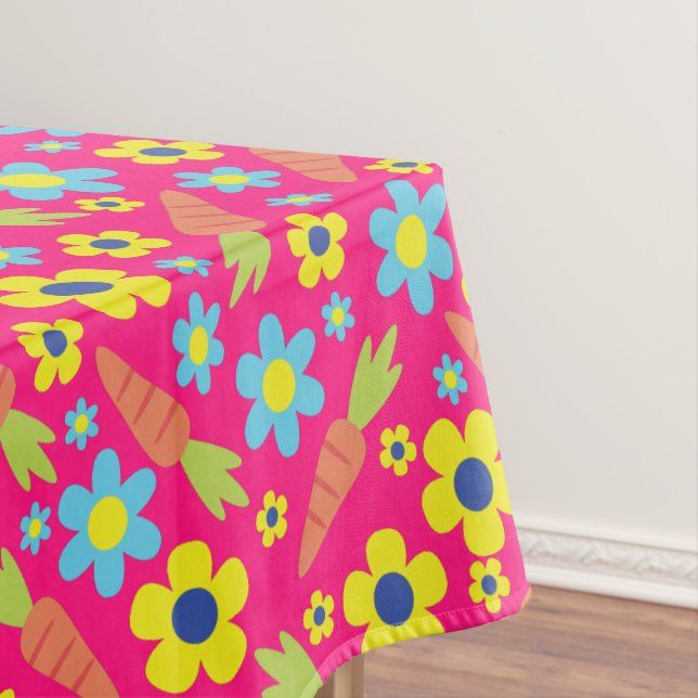 Nappe Bunny Carrot Printemps fête d'anniversaire (In Situ)