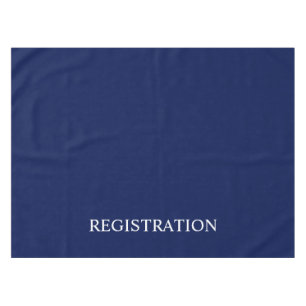 Nappe Bureau d'enregistrement bleu de la Marine noire