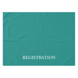 Nappe Bureau d'inscription Turquoise Turquoise