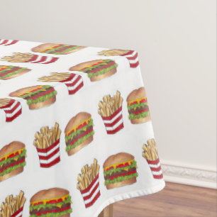 Nappe Burger d'appariement de restauration rapide classi