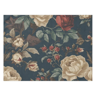 Nappe Burgundy roses antique peony distressed