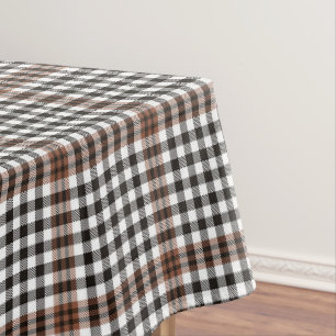 Nappe Burns Check Scottish Brown Black Plaid Motif