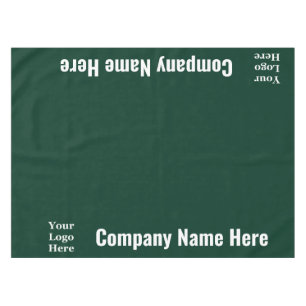 Nappe Business Dark Green et White Nom de l'entreprise L
