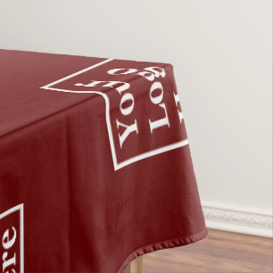 Nappe Business Dark Red Votre logo Ici Motif Modèle