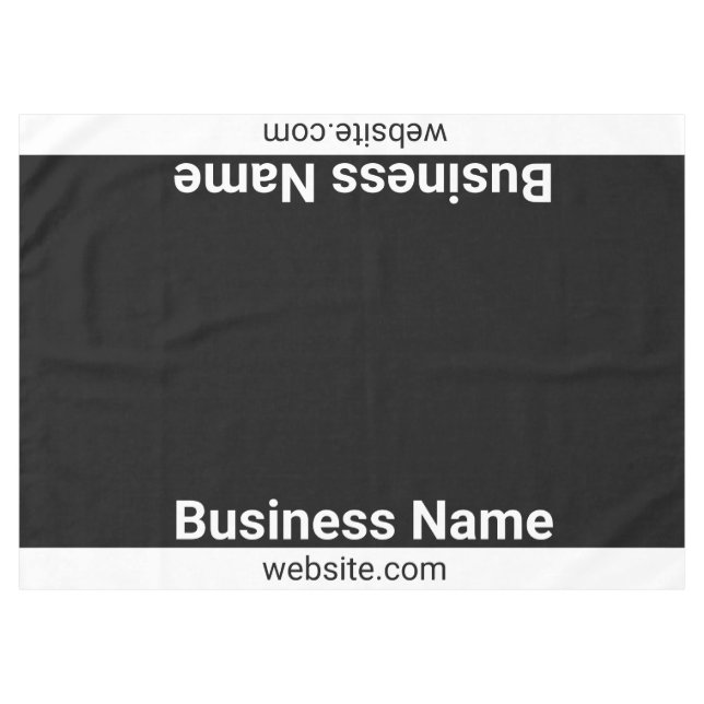 Nappe Business Name Website Black and White Template (Devant (Horizontal))