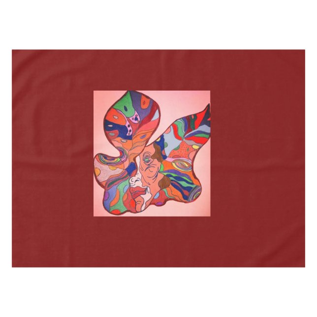 Nappe Butterfly Leaf Portrait (Devant (Horizontal))