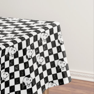 Nappe cacahuètes Drapeau À damiers Snoopy