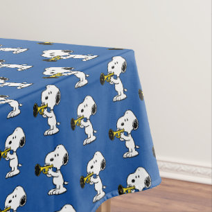 Nappe cacahuètes   Joueur de trompette Snoopy