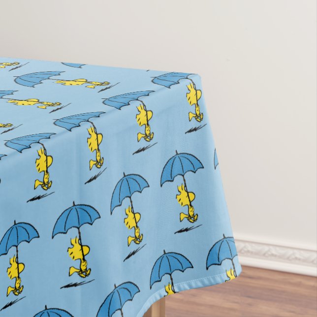 Nappe cacahuètes | Parapluie bleu Woodstock (In Situ)