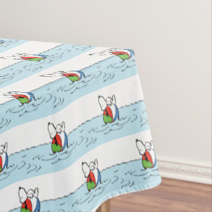 Nappe cacahuètes   Snoopy Beach Ball Beach