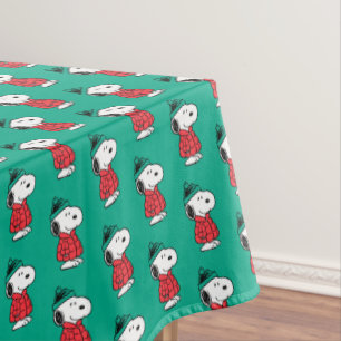 Nappe cacahuètes Snoopy Chat d'hiver et Casquette