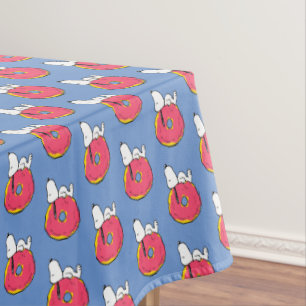 Nappe cacahuètes Snoopy Donut rose