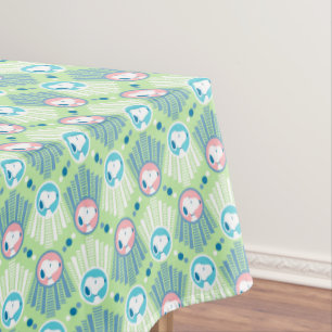 Nappe cacahuètes   Snoopy Mint Green Deco Dreams Motif