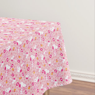 Nappe cacahuètes   Snoopy & Woodstock Motif de coeur