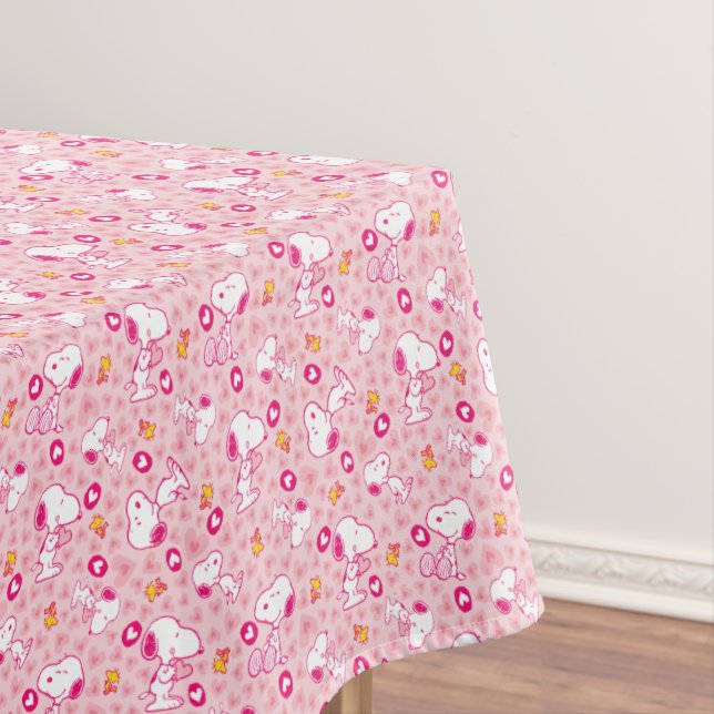 Nappe cacahuètes | Snoopy & Woodstock Motif de coeur (In Situ)