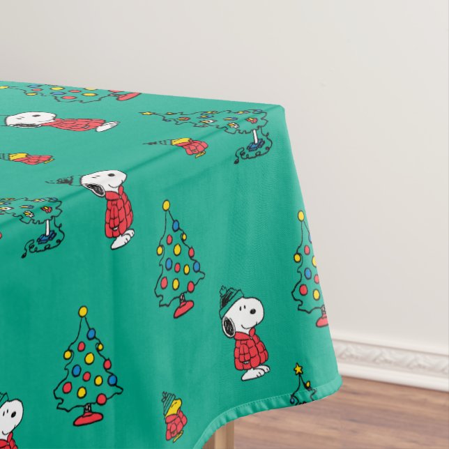 Nappe cacahuètes | Snoopy & Woodstock Motif de Noël (In Situ)